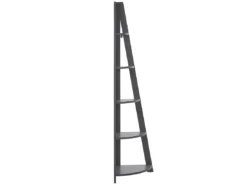 Étagère D'angle 5 Niveaux Gris MOBILE SOLO -Meilleur Meubles Magasin etagere 16372533