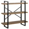 Étagère 3 Niveaux En Bois Foncé TIMBER -Meilleur Meubles Magasin etagere 16630947