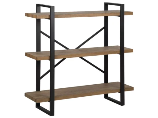 Étagère 3 Niveaux En Bois Foncé TIMBER -Meilleur Meubles Magasin etagere 16630947