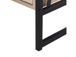 Étagère à 3 Niveaux Imitation Bois Clair Avec Tiroir KEENE -Meilleur Meubles Magasin etagere 16630993