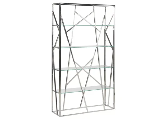 Étagère Argenté De 4 Compartiments HOXIE -Meilleur Meubles Magasin etagere 16631145