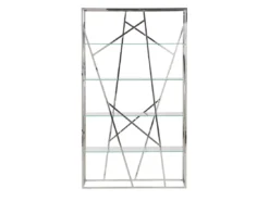 Étagère Argenté De 4 Compartiments HOXIE -Meilleur Meubles Magasin etagere 16631151