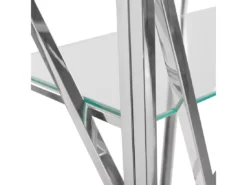 Étagère Argenté De 4 Compartiments HOXIE -Meilleur Meubles Magasin etagere 16631153
