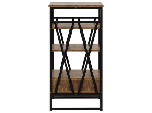 Étagère Imitation Bois Foncé Avec Tiroir KEENE -Meilleur Meubles Magasin etagere 16631193