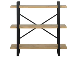 Étagère 3 Niveaux En Bois Clair TIMBER -Meilleur Meubles Magasin etagere 16631467