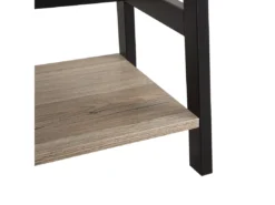 Étagère 5 étages Au Bois Clair Et Noir CROYDON -Meilleur Meubles Magasin etagere 17121189