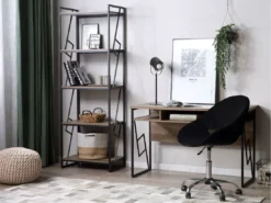 Étagère 5 Compartiments En Bois FORRES -Meilleur Meubles Magasin etagere 17459589