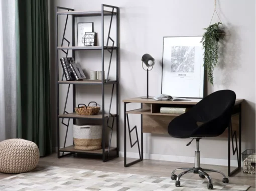 Étagère 5 Compartiments En Bois FORRES -Meilleur Meubles Magasin etagere 17459589