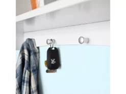 Étagère Murale Porte-manteau Salle De Bain Meuble D’entrée - Blanc ,frg48-l-w -Meilleur Meubles Magasin etagere 19160317