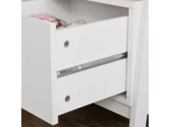 Bibliothèque Étagère Style échelle De 4 Niveaux Et 1 Tiroir –Blanc, FRG116-K-W -Meilleur Meubles Magasin etagere 19183355