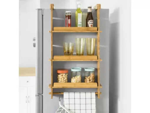 Étagère à Suspendre Pour Réfrigérateur Avec Ventouses Étagère à épices 3 étagères Réglables,KCR03-N -Meilleur Meubles Magasin etagere 19399457