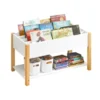 Bibliothèque Enfants Étagère De Rangement Pour Livres Et Jouets Meuble De Rangement, KMB35-W -Meilleur Meubles Magasin etagere 19401001