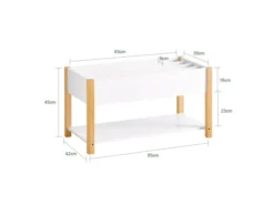 Bibliothèque Enfants Étagère De Rangement Pour Livres Et Jouets Meuble De Rangement, KMB35-W -Meilleur Meubles Magasin etagere 19401005