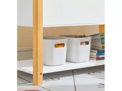 Bibliothèque Enfants Étagère De Rangement Pour Livres Et Jouets Meuble De Rangement, KMB35-W -Meilleur Meubles Magasin etagere 19401009