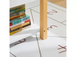 Bibliothèque Enfants Étagère De Rangement Pour Livres Et Jouets Meuble De Rangement, KMB35-W -Meilleur Meubles Magasin etagere 19401011