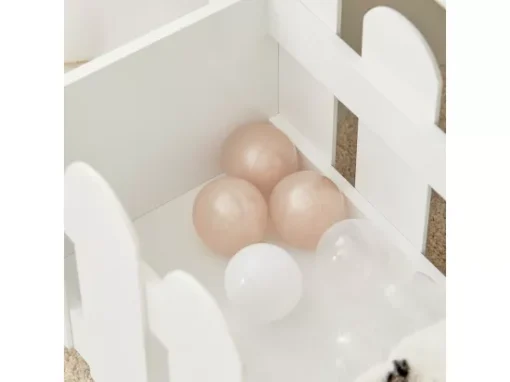 Étagère Enfant Organisateur Jouets Et Livres En Forme Maison Avec 1 Tiroirs à Roulettes, KMB52-W -Meilleur Meubles Magasin etagere 19401725