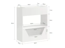 Étagère à Livres Enfant Meuble Rangement Pour Livres Et Jouets Bibliothèque Pour Enfant, KMB51-W 14 Étagère à Livres Enfant Meuble Rangement Pour Livres Et Jouets Bibliothèque Pour Enfant, KMB51-W -Meilleur Meubles Magasin etagere 19401771