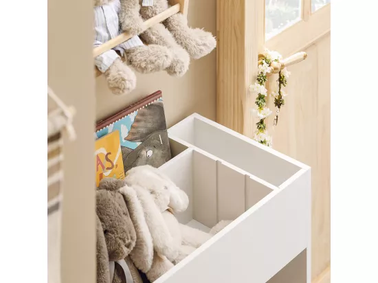 Étagère à Livres Enfant Meuble Rangement Pour Livres Et Jouets Bibliothèque Pour Enfant, KMB51-W 8 Étagère à Livres Enfant Meuble Rangement Pour Livres Et Jouets Bibliothèque Pour Enfant, KMB51-W – Image 6