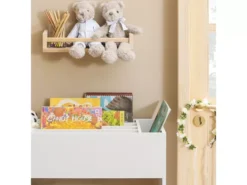 Étagère à Livres Enfant Meuble Rangement Pour Livres Et Jouets Bibliothèque Pour Enfant, KMB51-W 21 Étagère à Livres Enfant Meuble Rangement Pour Livres Et Jouets Bibliothèque Pour Enfant, KMB51-W -Meilleur Meubles Magasin etagere 19401785