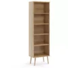 Bibliothèque MALIBO 180 Cm 5 étagères Chêne Craft Doré -Meilleur Meubles Magasin etagere 24152691