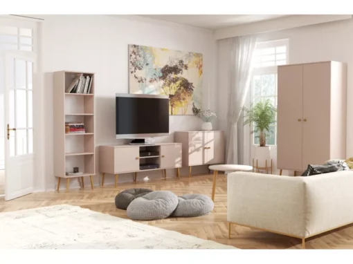 Bibliothèque MALIBO 180 Cm 5 étagères Macchiato -Meilleur Meubles Magasin etagere 24152703