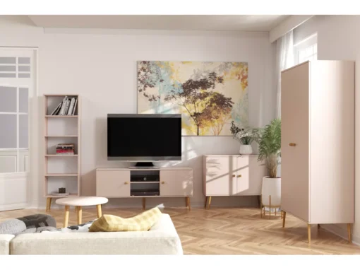 Bibliothèque MALIBO 180 Cm 5 étagères Macchiato -Meilleur Meubles Magasin etagere 24152705