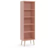 Bibliothèque MALIBO 180 Cm 5 étagères Rose -Meilleur Meubles Magasin etagere 24152721