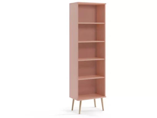 Bibliothèque MALIBO 180 Cm 5 étagères Rose -Meilleur Meubles Magasin etagere 24152721