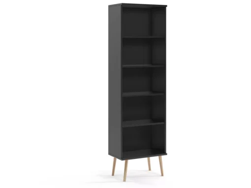 Bibliothèque MALIBO 180 Cm 5 étagères Noir Mat -Meilleur Meubles Magasin etagere 24152731