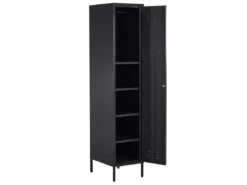 Armoire En Acier Noir FROME -Meilleur Meubles Magasin meuble de rangement 16129269