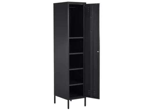 Armoire En Acier Noir FROME -Meilleur Meubles Magasin meuble de rangement 16129269