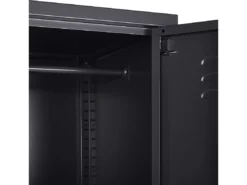 Armoire En Acier Noir FROME -Meilleur Meubles Magasin meuble de rangement 16129275