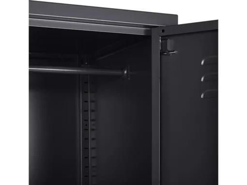 Armoire En Acier Noir FROME -Meilleur Meubles Magasin meuble de rangement 16129275