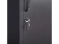 Armoire En Acier Noir FROME -Meilleur Meubles Magasin meuble de rangement 16129277