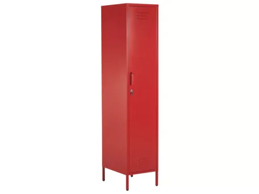 Armoire En Acier Rouge FROME -Meilleur Meubles Magasin meuble de rangement 16129359