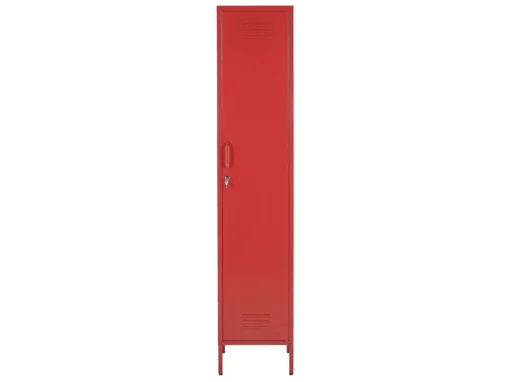 Armoire En Acier Rouge FROME -Meilleur Meubles Magasin meuble de rangement 16129365