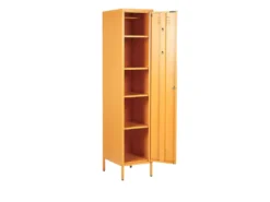 Armoire En Acier Jaune FROME -Meilleur Meubles Magasin meuble de rangement 16129583