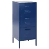Commode à 3 Tiroirs En Métal Bleu Marine WOSTOK -Meilleur Meubles Magasin meuble de rangement 16547409