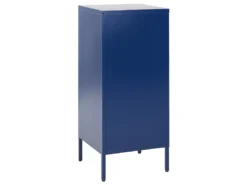 Commode à 3 Tiroirs En Métal Bleu Marine WOSTOK -Meilleur Meubles Magasin meuble de rangement 16547419