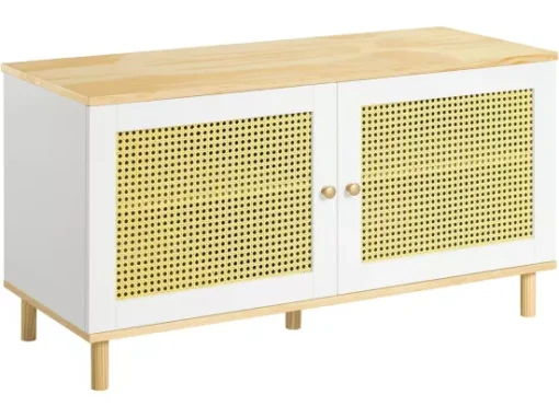 Banc De Rangement, Banc à Chaussures, Meuble D’Entrée, Meuble Bas, Coffre De Rangement, FSR103-WN -Meilleur Meubles Magasin meuble de rangement 19185107