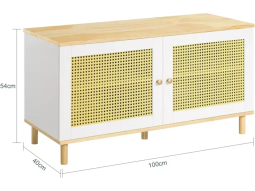 Banc De Rangement, Banc à Chaussures, Meuble D’Entrée, Meuble Bas, Coffre De Rangement, FSR103-WN -Meilleur Meubles Magasin meuble de rangement 19185111