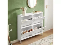 Meuble De Rangement à Chaussures Armoire à Chaussures Commode à Chaussures, FSR100-W -Meilleur Meubles Magasin meuble de rangement 19185131