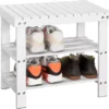 Etagère à Chaussures, Banquette En Bambou Haute De Gamme, Rangement Chaussure, FSR02-K-W -Meilleur Meubles Magasin meuble de rangement 19185201