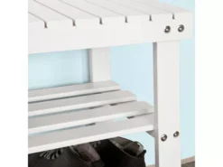 Etagère à Chaussures, Banquette En Bambou Haute De Gamme, Rangement Chaussure, FSR02-K-W -Meilleur Meubles Magasin meuble de rangement 19185213