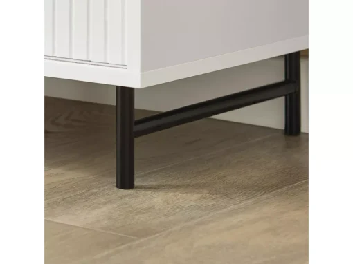 Banc à Chaussures, Banc De Rangement, Meuble Bas Entrée Sur Pieds Avec Coussin Rembourré, FSR116-W -Meilleur Meubles Magasin meuble de rangement 19201667