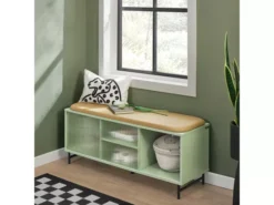 Banc De Rangement à Chaussure, Commode à Chaussure, Meuble Bas Entrée, Banquette, FSR115-GR -Meilleur Meubles Magasin meuble de rangement 19201697