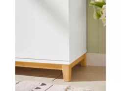 Banc À Chaussures Banc De Rangement Meuble À Chaussures D'entrée Avec Siège Rembourré, FSR117-W -Meilleur Meubles Magasin meuble de rangement 19201711