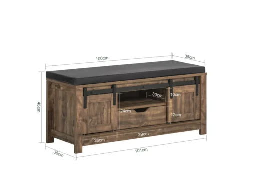 Meuble De Rangement à Chaussures Armoire à Chaussures Banc à Chaussure Meuble D'entrée, FSR118-N -Meilleur Meubles Magasin meuble de rangement 19202139