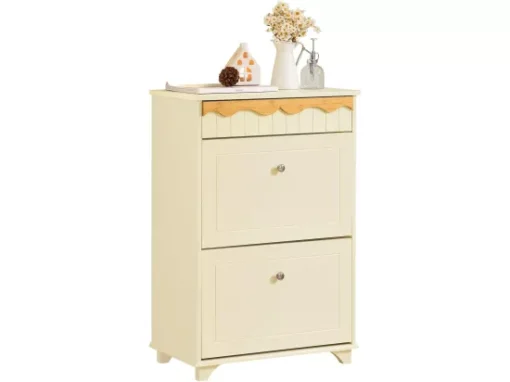 Armoire à Chaussures, Meuble De Rangement à Chaussures, Commode à Chaussures Sur Pieds, FSR124-MI -Meilleur Meubles Magasin meuble de rangement 19202479