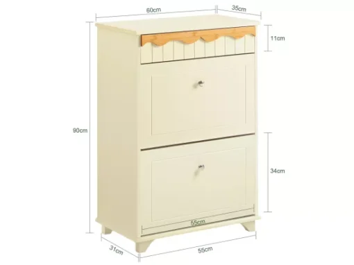 Armoire à Chaussures, Meuble De Rangement à Chaussures, Commode à Chaussures Sur Pieds, FSR124-MI -Meilleur Meubles Magasin meuble de rangement 19202483